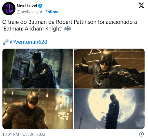 Batman: Arkham Knight bất ngờ bổ sung trang phục mới của Robert Pattinson sau 8 năm phát hành