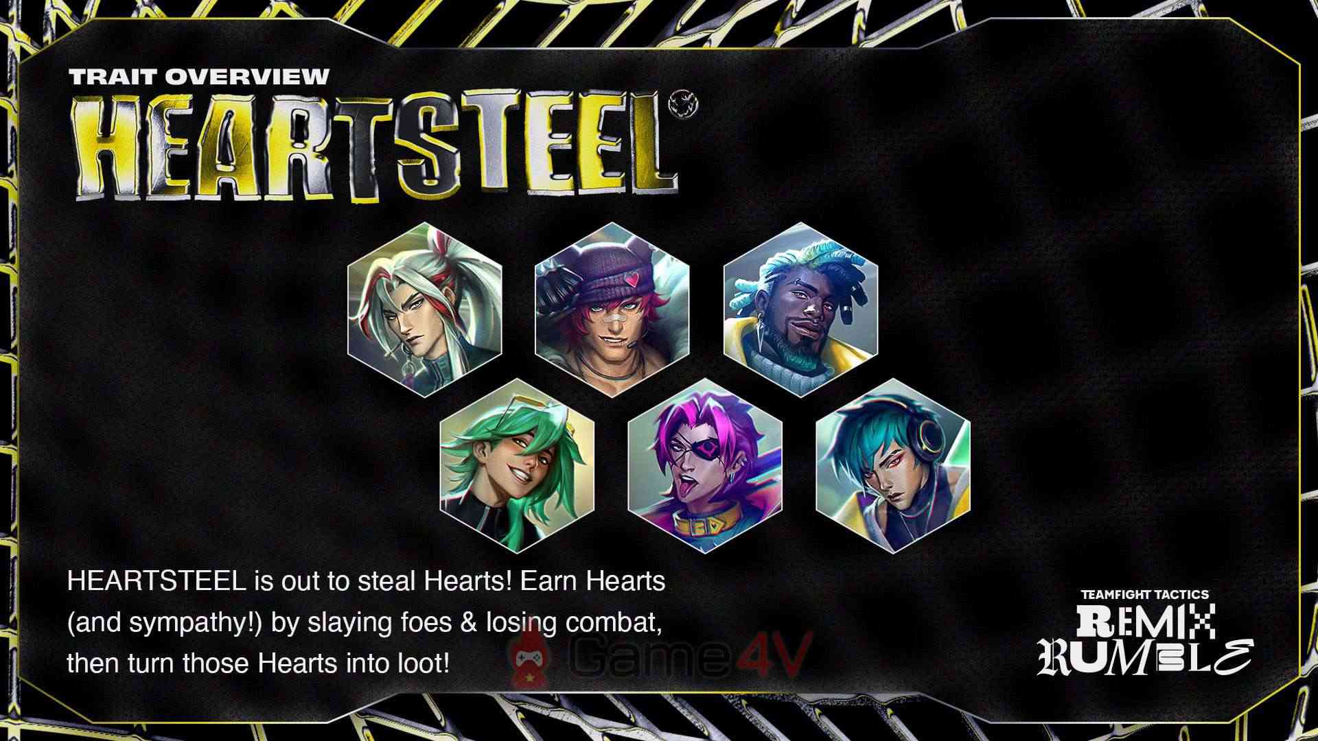 Heartsteel sẽ có đủ 6 thành viên như đã hé lộ trong thời gian gần đây.