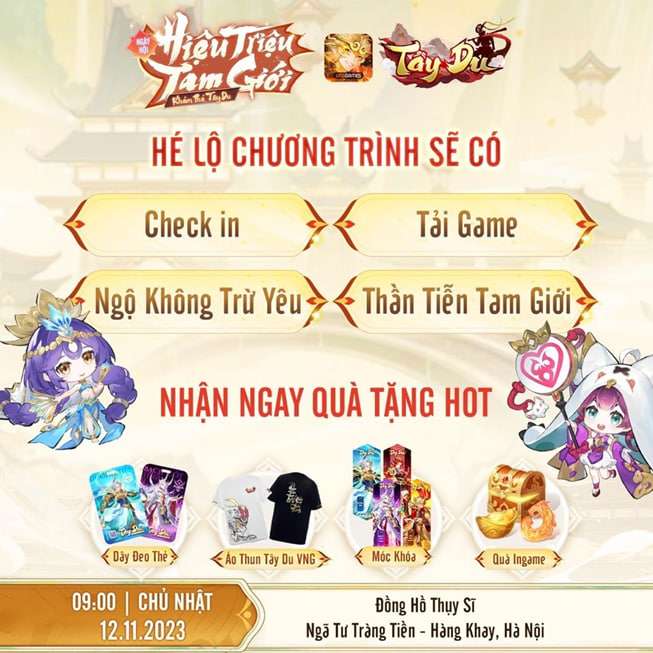 Hiệu Triệu Tam Giới – Khám Phá Tây Du: Ngày hội ra mắt game mới Tây Du VNG