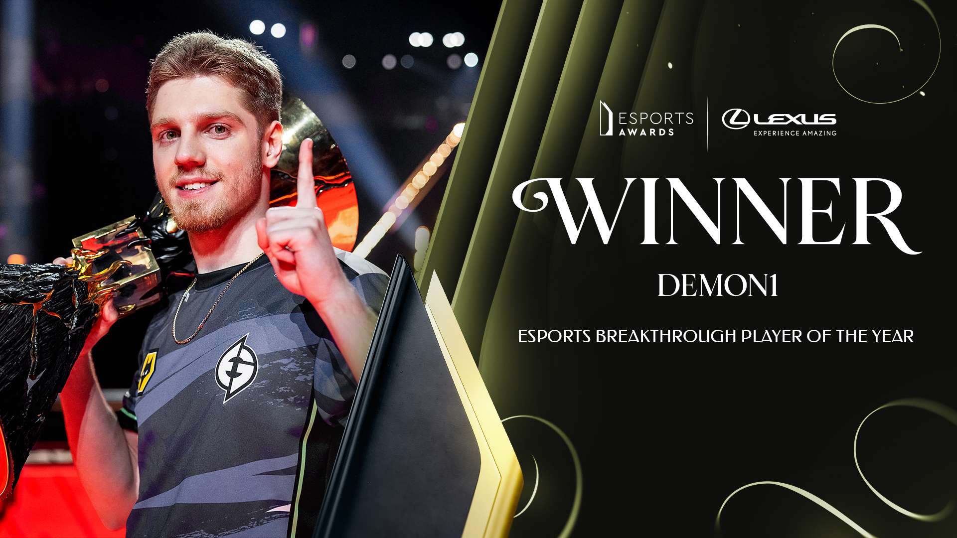 Esports Breakthrough Player of the Year thuộc về Demon1.