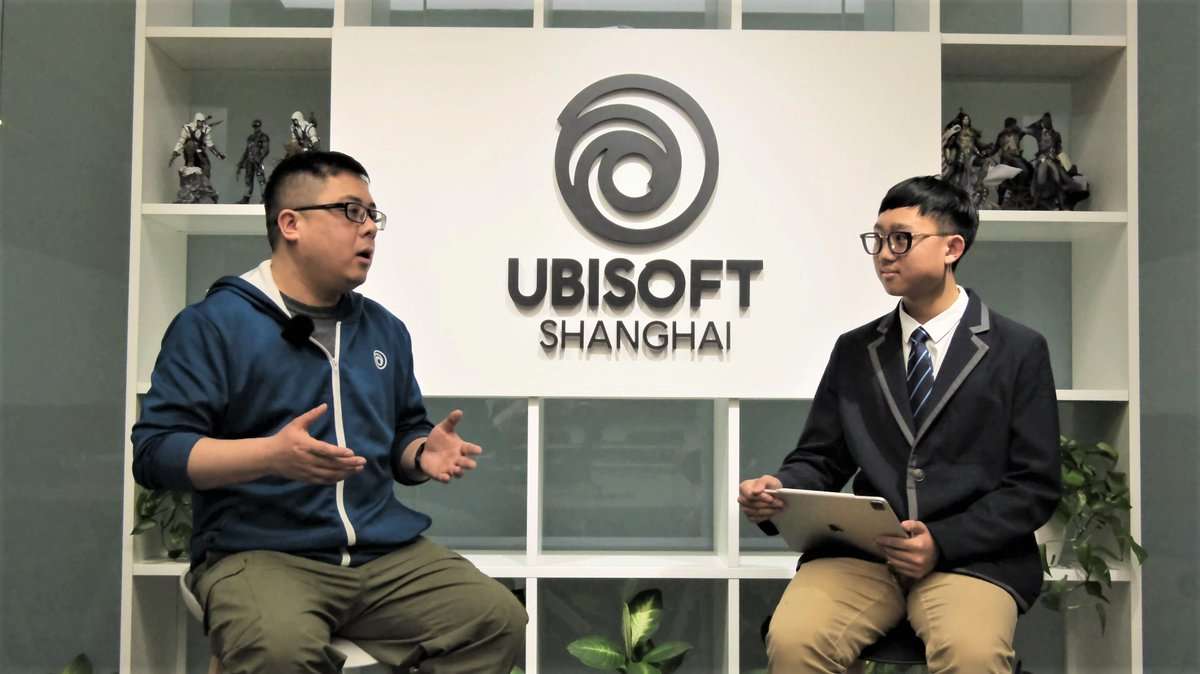 Ubisoft Shanghai regularly searches for young talent.  Photo: Sohu.