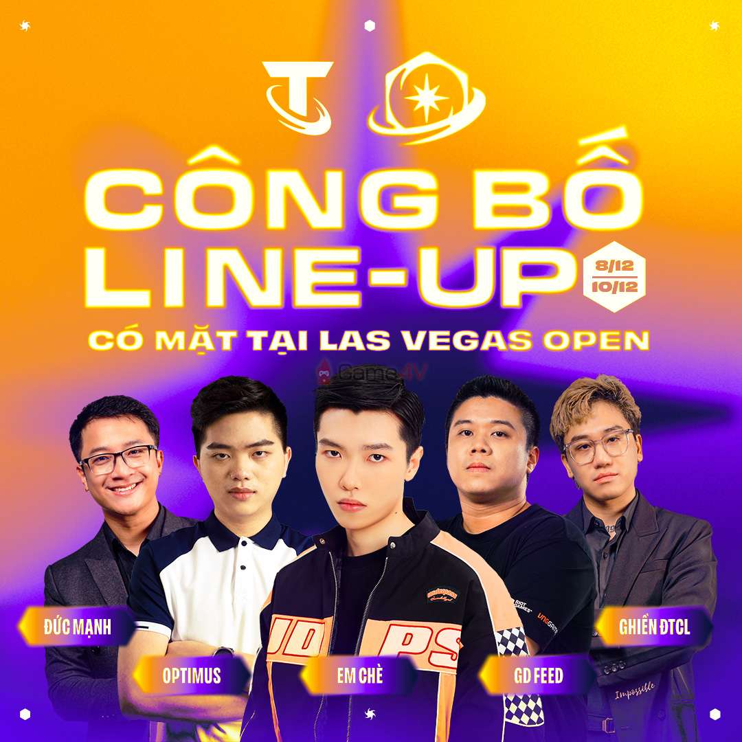 Việt Nam cũng có khá nhiều cái tên góp mặt tại TFT Vegas Open.