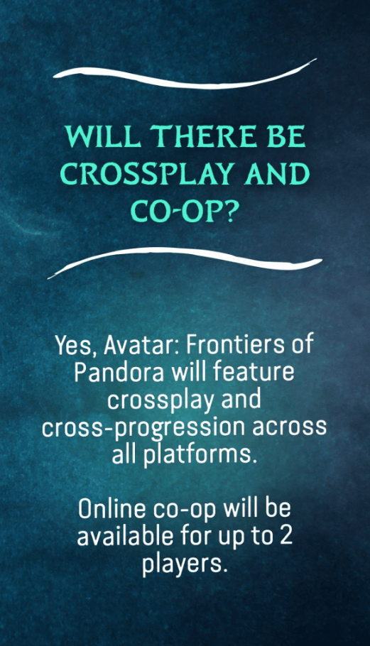 Avatar: Frontiers of Pandora xác nhận tính năng co-op đa nền tảng