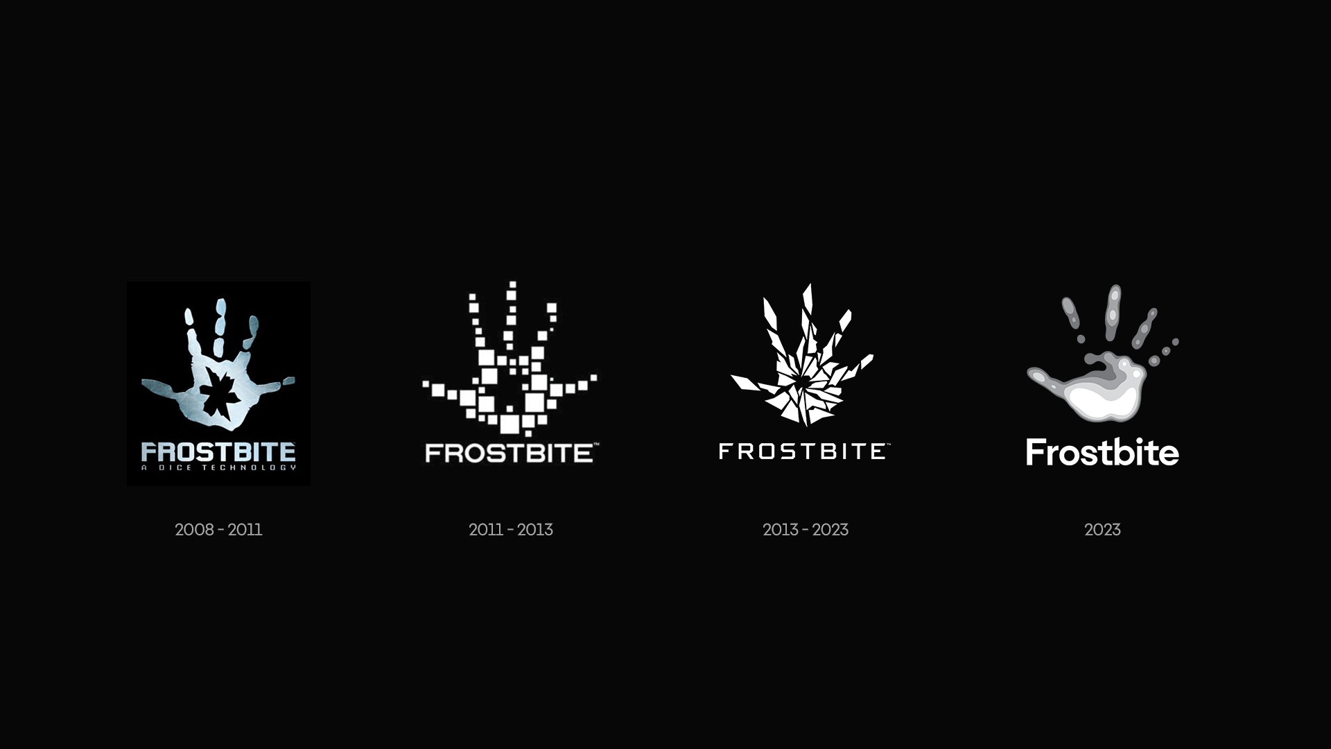 Biểu tượng Frostbite qua thời gian. Ảnh: EA.