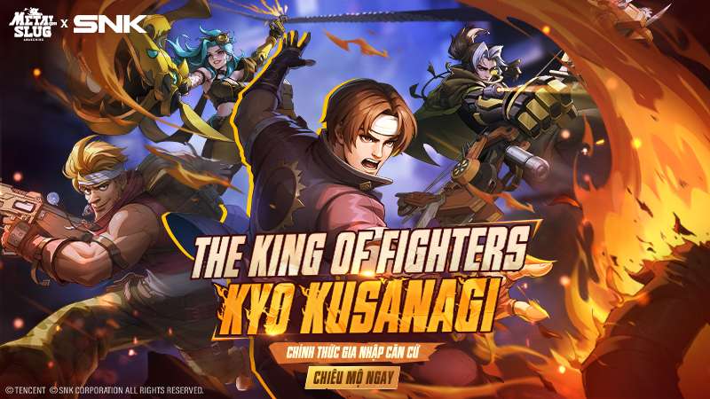Metal Slug: Awakening x King of Fighters – Kyo Kusanagi chính thức gia nhập Quân Đoàn metal slug awakening x king of fighters kyo kusanagi chinh thuc gia nhap quan doan 1 1703212980 49