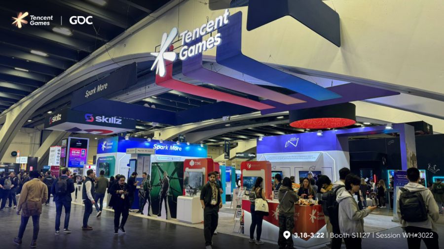 Gian hàng của Tencent tại GDC 2024. Ảnh: Sohu